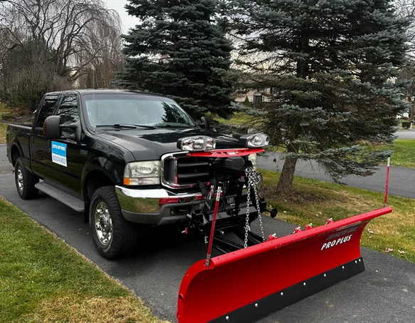 Truck With Plow
